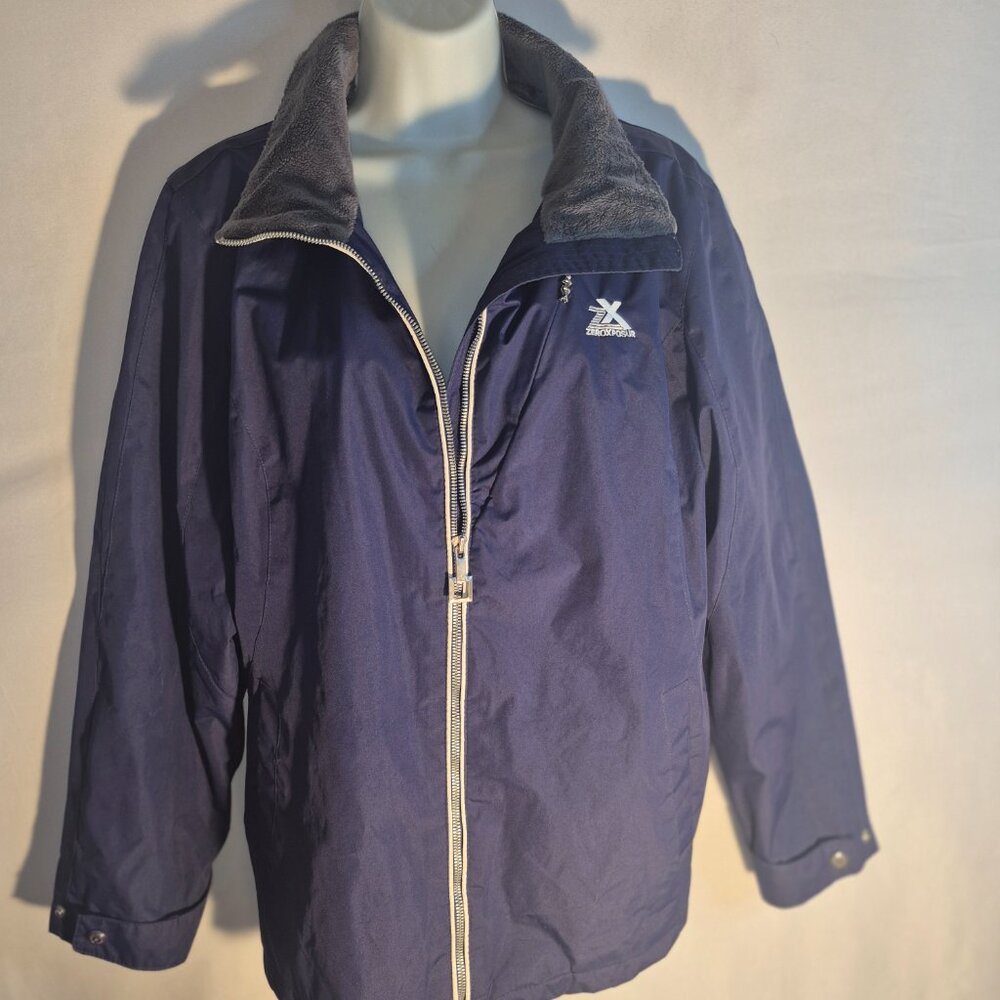 ZeroXposur lined jacket, purple in size XL
